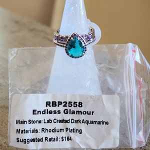 Bomb Party Sz 7 Ring Two Bands Bi Color